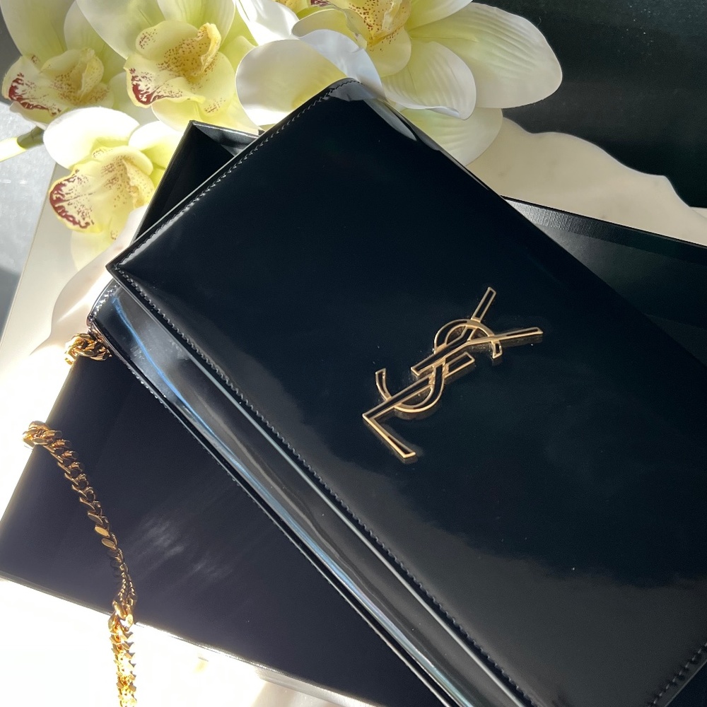 Saint Laurent | Cassandre Glossed Bag